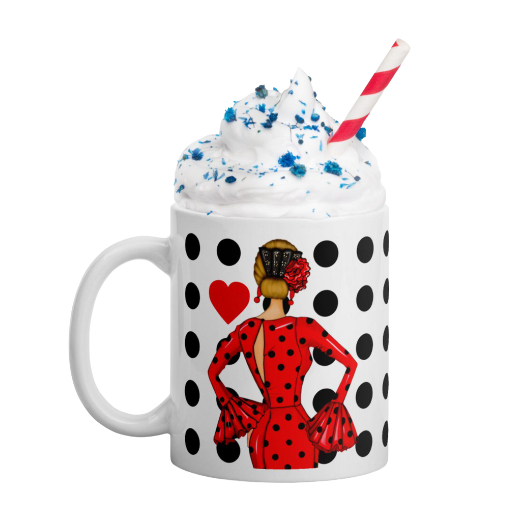 Taza Flamenca de Cerámica 350 ml – Diseño Maria Rojo_exp5