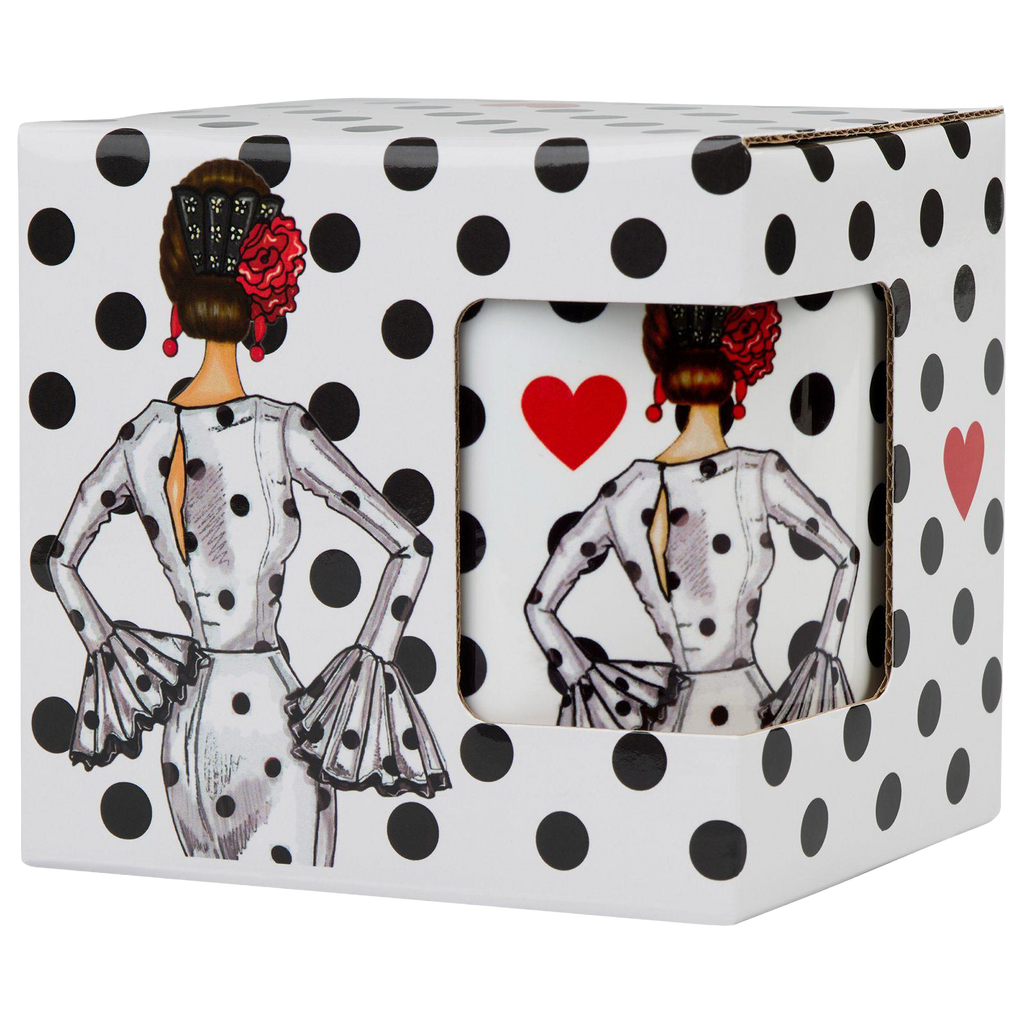 Taza Flamenca de Cerámica 350 ml – Diseño Maria Blanco_exp4