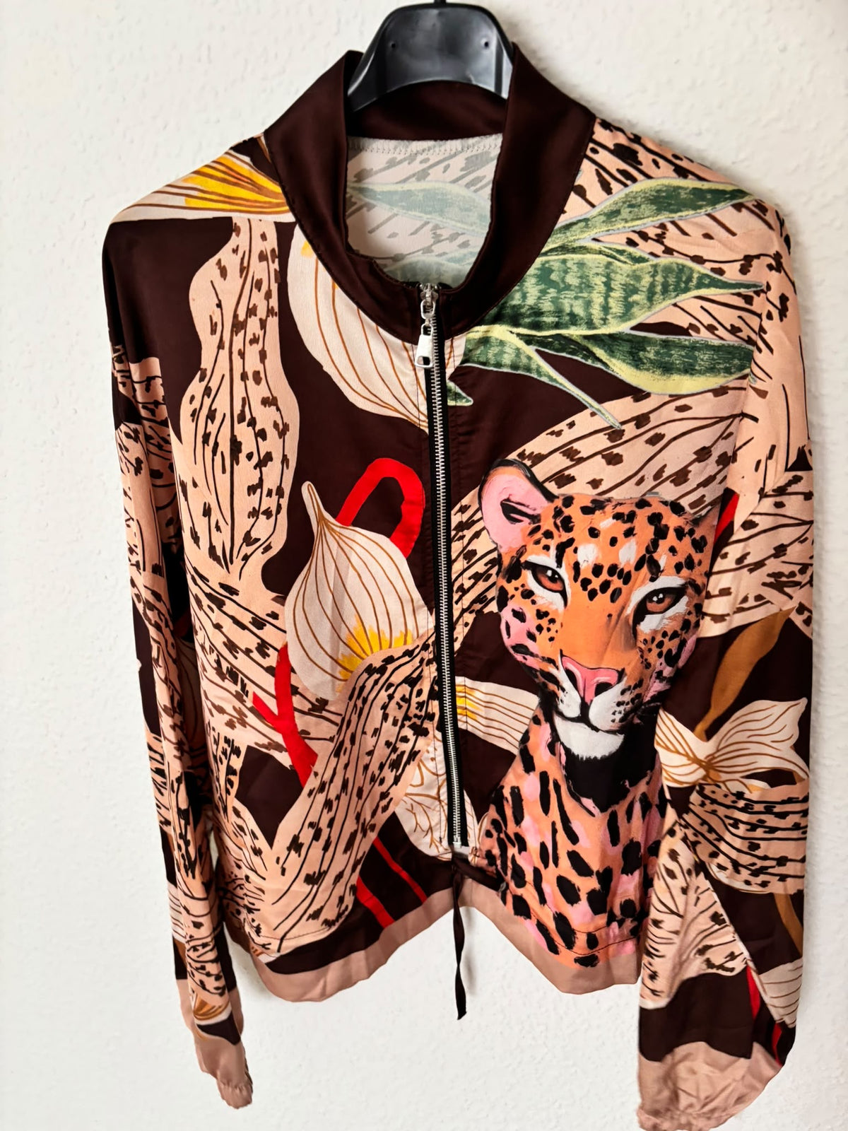 Bomberjacke Jungle Leo – Braun